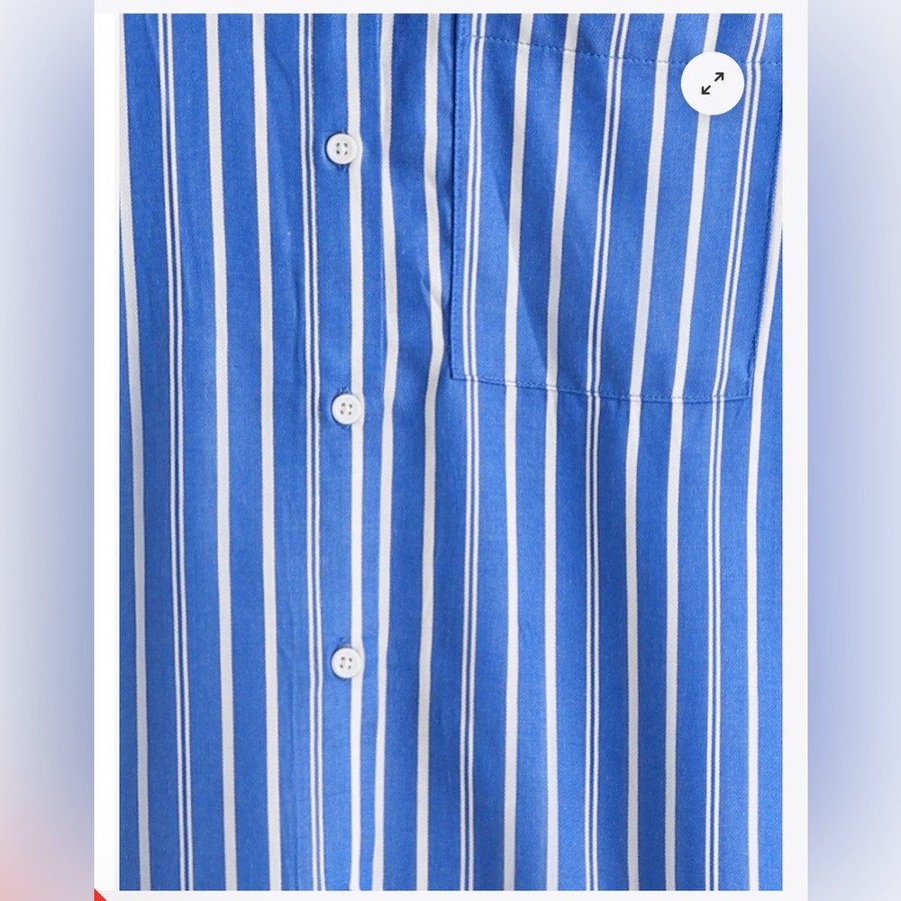 Ruched Button Down Shirt - Picture 2 of 4